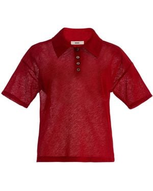 Siedres Leo Jersey Polo Shirt - Red