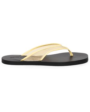 Britt Netta Seline Mesh Flat Sandals - Yellow