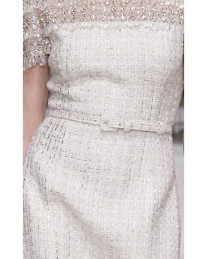 Carolina Herrera Skinny Belt - White