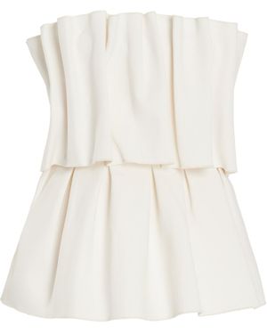 House of Dagmar Macrame Jersey Tee - White