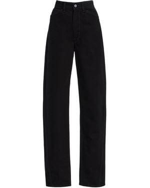 Lemaire Twisted Cotton Trousers - Black