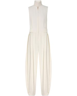 Zimmermann Luna Relaxed Twill Jumpsuit - White