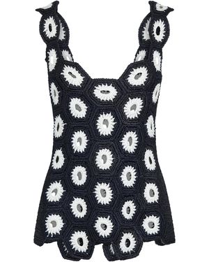 Heirlome Miel Silk Top - Black