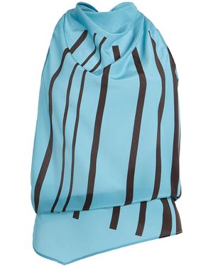 SIR. Rioja Crepe Scarf Top - Blue