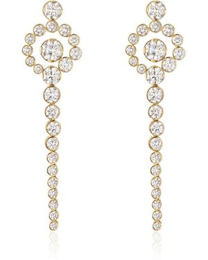 Sophie Bille Brahe Escargot De Rêve 18K Diamond Earrings - Metallic