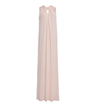 Jil Sander Twisted Georgette Gown - Pink