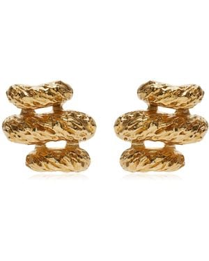 Paola Sighinolfi Alana 18K-Plated Earrings - Metallic