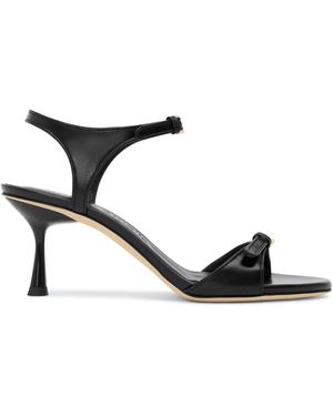 STUDIO AMELIA Alto Leather Sandals - Black