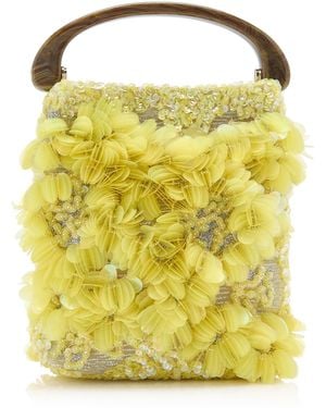 Dries Van Noten Crisp Small Handbag - Yellow