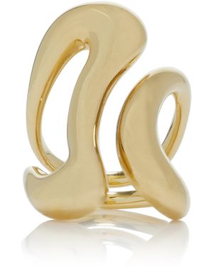 Fernando Jorge Bold Stream 18k Yellow Gold Open Ring - Metallic