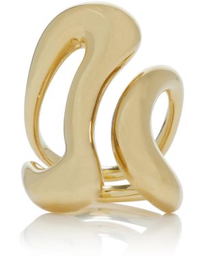 Fernando Jorge Bold Stream 18k Yellow Gold Open Ring - Metallic