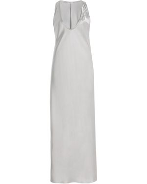 All Three Anna Silk Dress - White