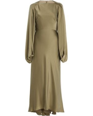 ROKSANDA Koda Silk-Satin Dress - Green