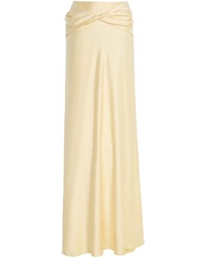 Arcina Ori Andi Satin Maxi Skirt - Natural