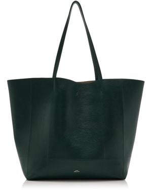 TOTEME Roam Leather Tote Bag - Green