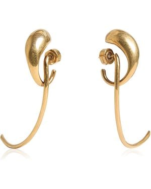 KHAITE Cyclone-Tone Earrings - Metallic