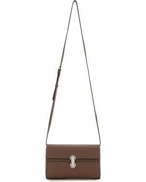 SAVETTE The Symmetry Leather Mini Bag - Natural
