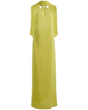 ILA THE BRAND Exclusive Selora Plissé Maxi Dress - Green