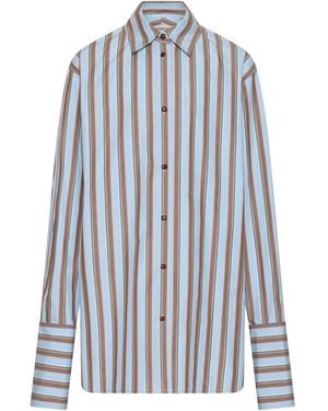 OSSOU Soren Cotton Button-Up Shirt - White