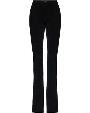 Prada High-rise Jersey Trousers - Black