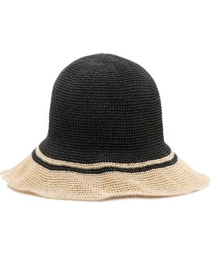TOTEME Paper Straw Hat - Black
