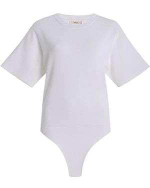 Haikure Talya Cotton Bodysuit - White