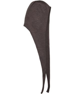 Lemaire Wool Head Scarf - Brown