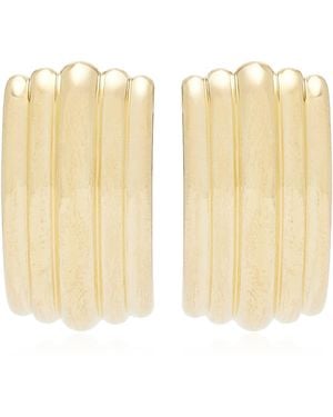 Mega Large Waterfall 14K Vermeil Earrings - Natural