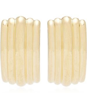 Mega Large Waterfall 14K Vermeil Earrings - Natural