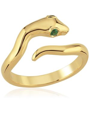 Charms Company Sake Tsavorite Ring - Metallic