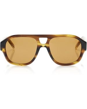 Givenchy Day Aviator-Frame Acetate Sunglasses - Natural