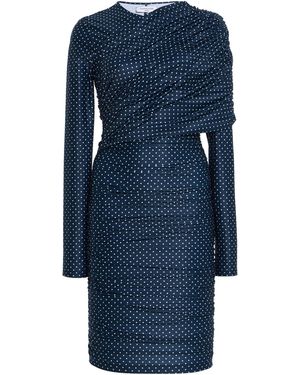 Franchise Violette Draped Mini Dress - Blue