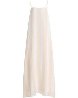 Bondi Born Capri Silk Chiffon Cami Dress - White