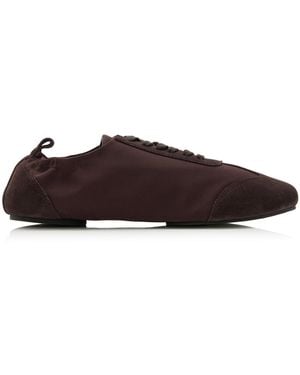 St. Agni Leather Ballet Trainers - Brown