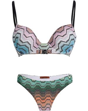 Missoni Knit Balconette Bikini - Brown