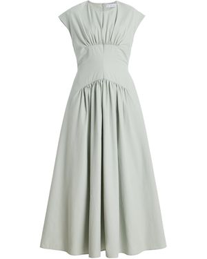 Proenza Schouler Nyssa Tech-Cotton Dress - White