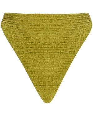 Juillet Edie High-rise Bikini Bottoms - Green