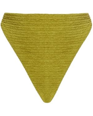 Juillet Edie High-rise Bikini Bottoms - Green
