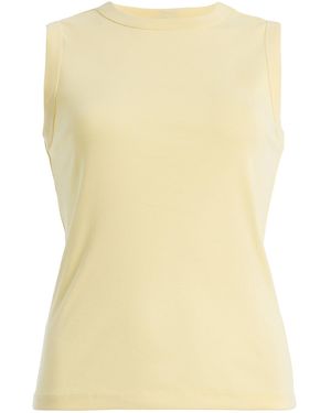 Flore Flore Esme Cotton Tank Top - Yellow