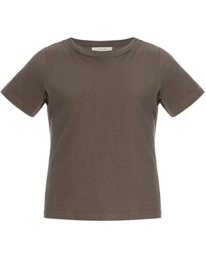 The Row Tori Cotton-Jersey T-Shirt - Natural