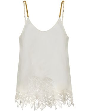 DIOTIMA Bennett Silk Camisole Top - White