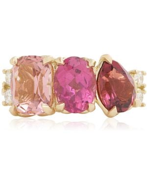 Jamie Wolf 18K Tourmaline And Diamond Ring - Pink