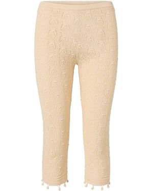 ROAME. Soleil Cotton-Blend Pants - Natural