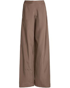 Christopher Esber Vera Bias Wide-Leg Trousers - Brown