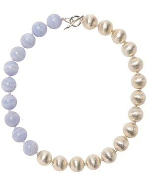Lizzie Fortunato Sky Collar Necklace - Blue