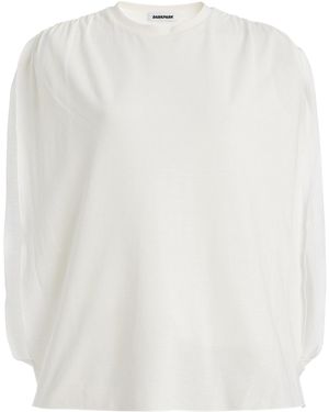 DARKPARK Tracy Cotton Jersey Top - White