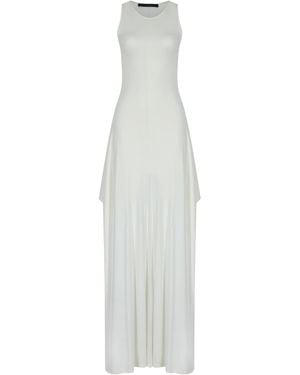 Zeynep Arcay Jersey Maxi Dress - White