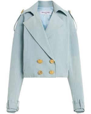 Franchise Exclusive Bijou Cotton Jacket - Blue