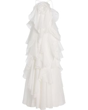 Aje. Pandorea Layered Maxi Dress - White