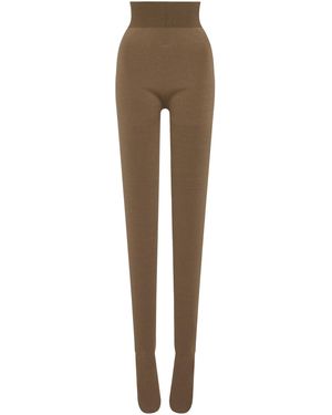 The Row Mimi Knit Tights - Natural